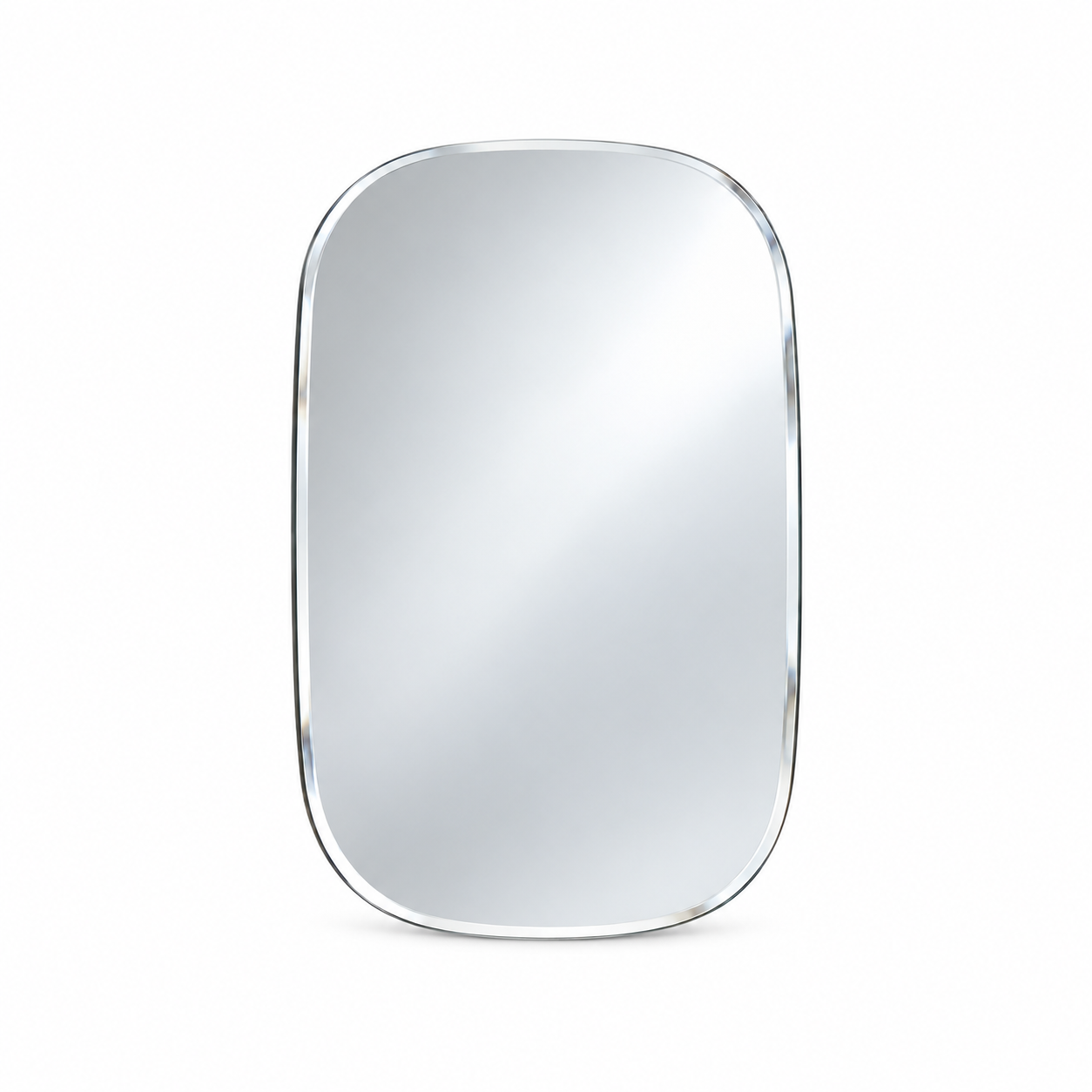 Kunhar Frameless Wall Mirror 12x16, Unframed Transparent Mirror, Corner Cut Wall Mirror, Rectangular Mirror, Modern Frameless Mirror, Bathroom Mirror, Home Decor Mirror 12x16 Inch - Image 6